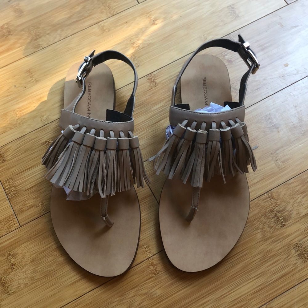 Rebecca Minkoff sandals. Beige.